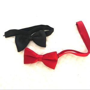🔥Bow Ties one red and one black!